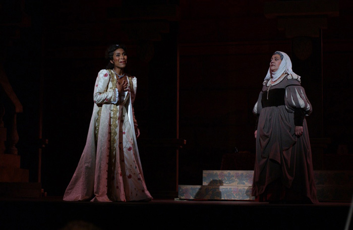 MaryAnne in a scene from Romeo and Juliette