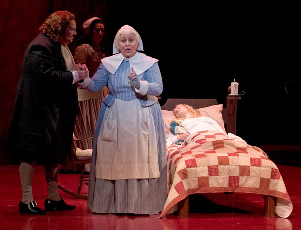 MaryAnne in a scene from The Crucible