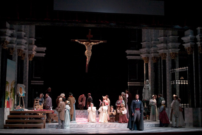 opera scene from Tosca