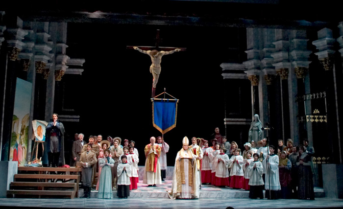 opera scene from Tosca